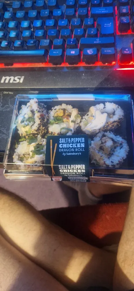 Salt And Pepper Chicken Dragon Rol