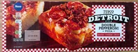 Detroit style double pepperoni pizza