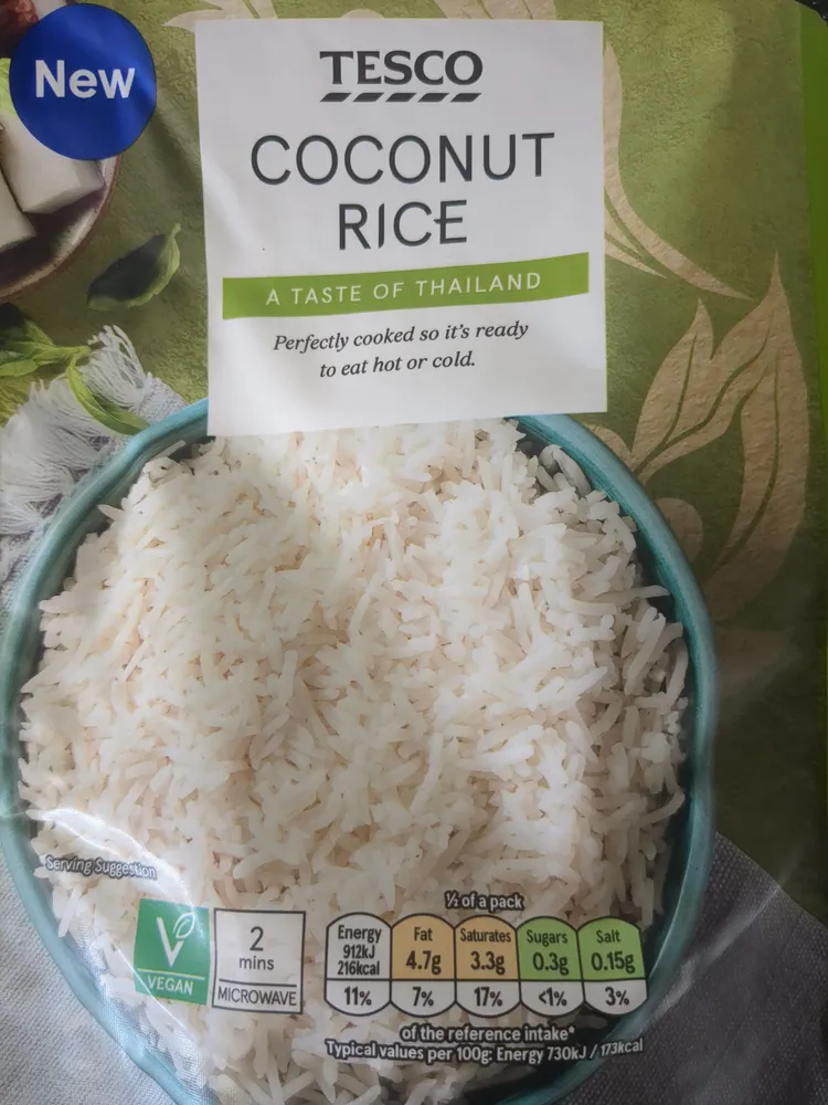 Microwave Coconut Rice