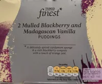 Mulled Blackberry and Madagascan Vanilla Pudding