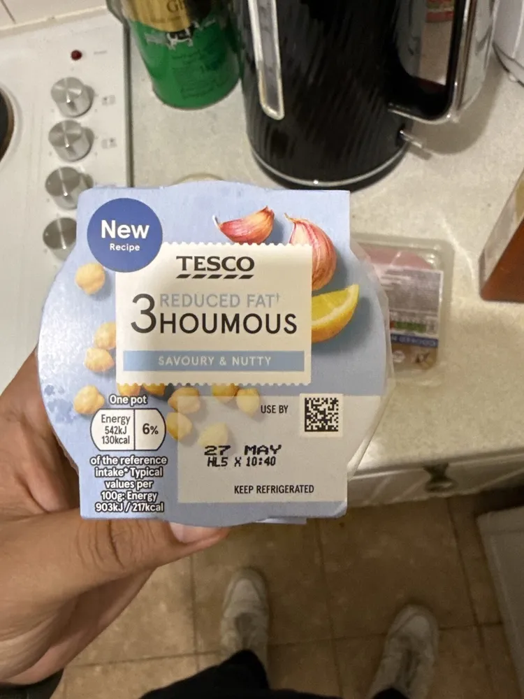 Tesco Reduced Fat Houmous