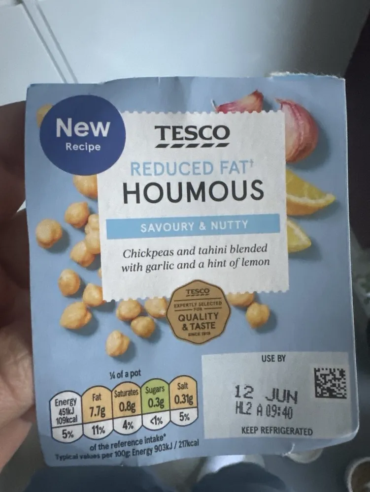 Reduced Fat Hummus