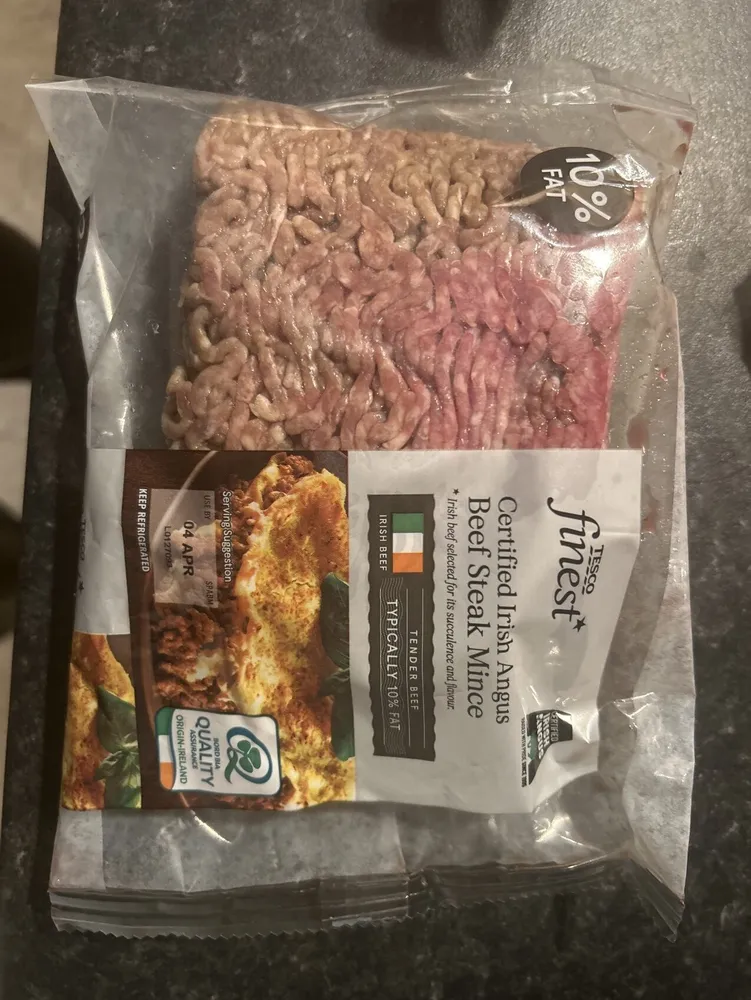 Irish Angus Beef Steak Mince