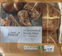 Biscoff Hot Cross Bun