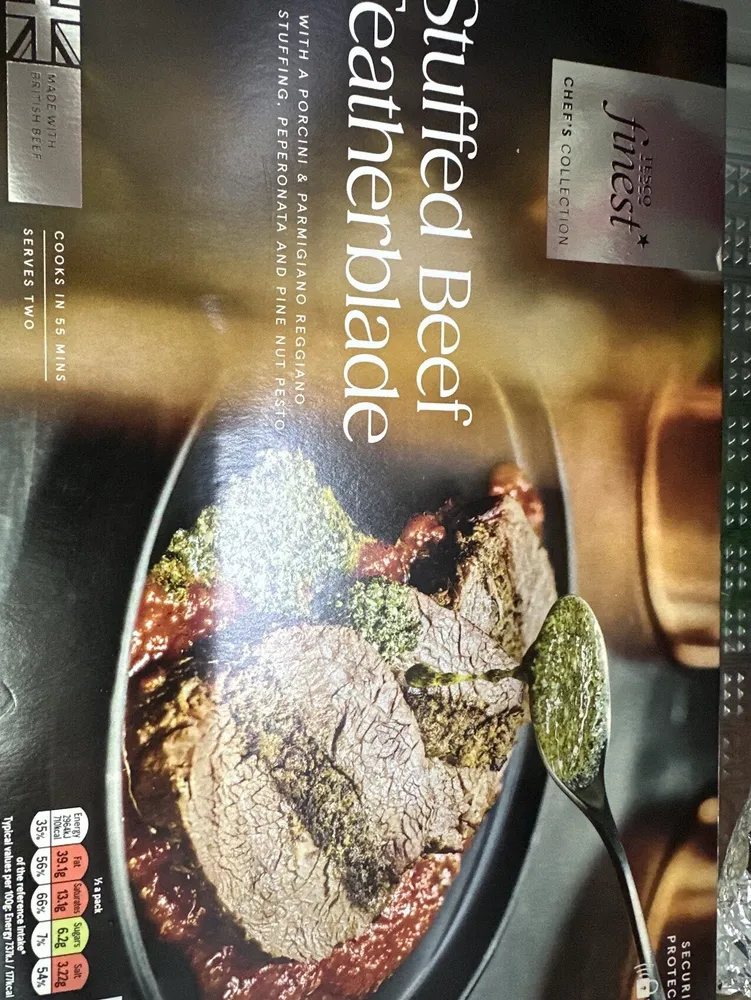 Stuffed Beef Featherblade