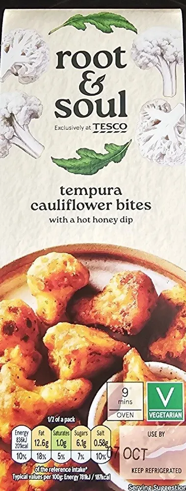 TESCO CAULIFLOWER 321 root & soul Exclusively at T