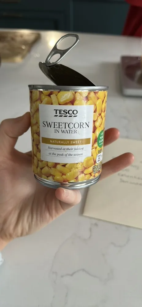 Sweetcorn in water