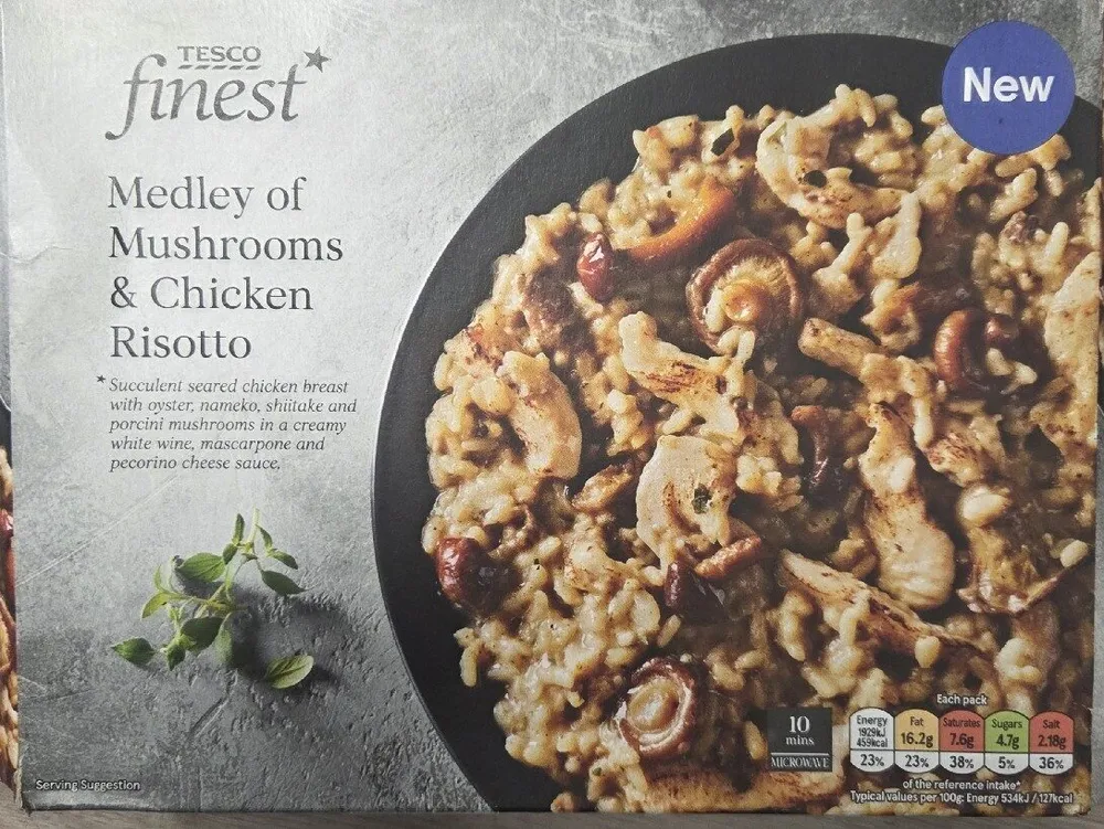 Medley Of Mushrooms & Chicken Risotto