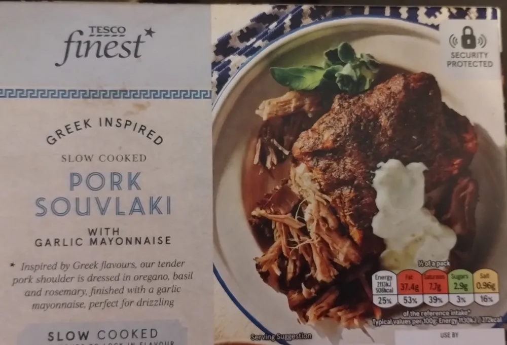Slow Cooked Pork Souvlaki