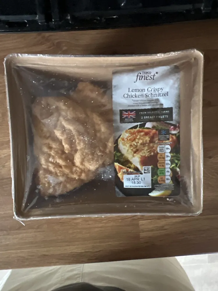 Lemon Crispy Chicken Schnitzel