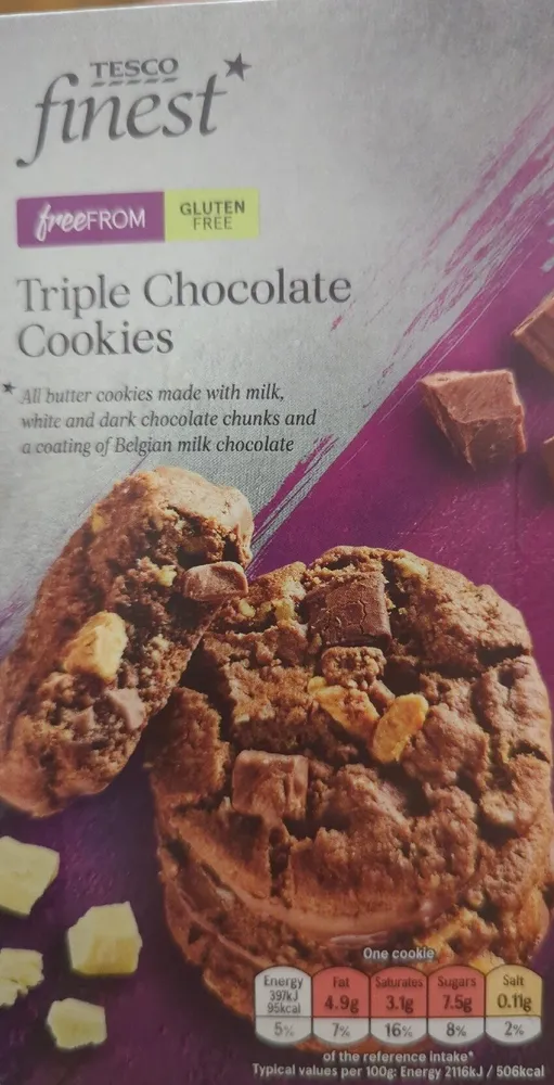 Free From Triple Chocolate Cookies