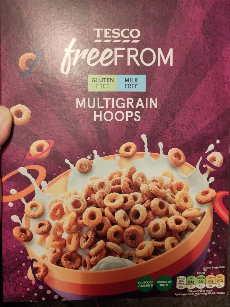 Tesco free from Multi grainhoops