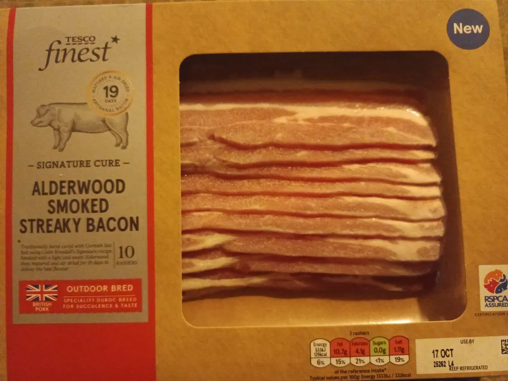 Alderwood Smoked Streaky Bacon