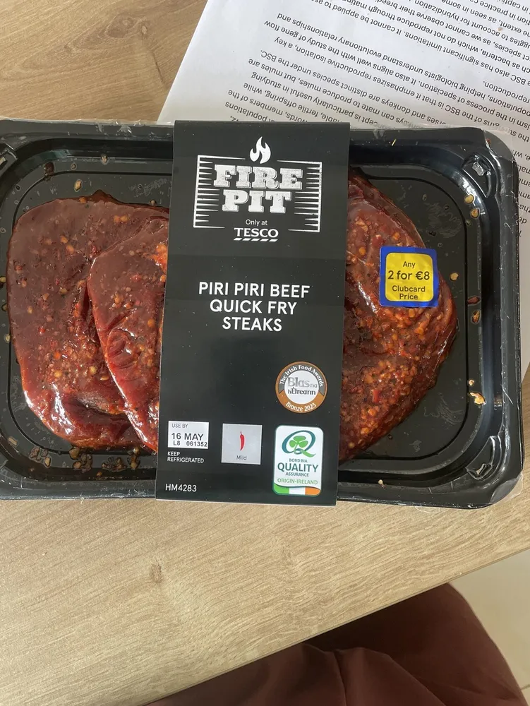Piri Piri Beef Quick Fry Steaks