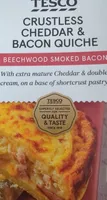 crustless cheddar. bacon quiche