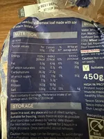 Seeded wholemeal loaf made with soy protein isolate