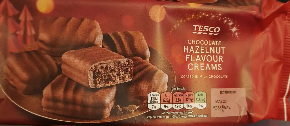 Chocolate Hazelnut Flavour Creams