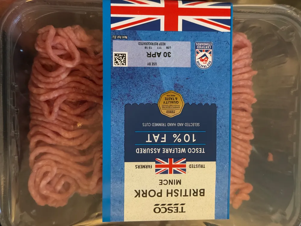 Pork Mince, 10% Fat