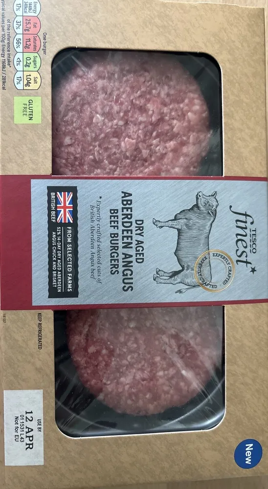Dry Aged Aberdeen Angus Beef Burger