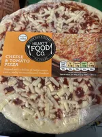 Cheese and tomato pizza