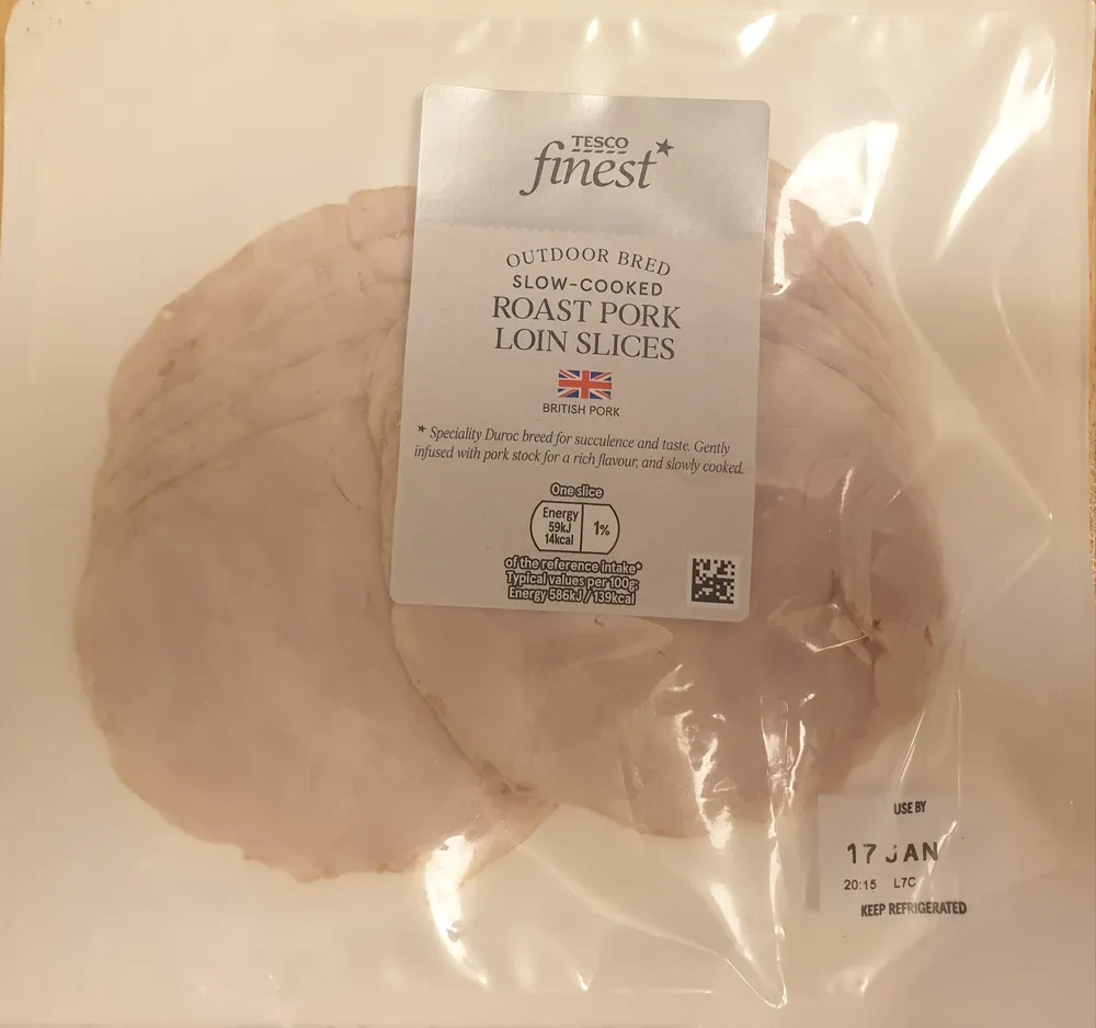 Roast Pork Loin Slices