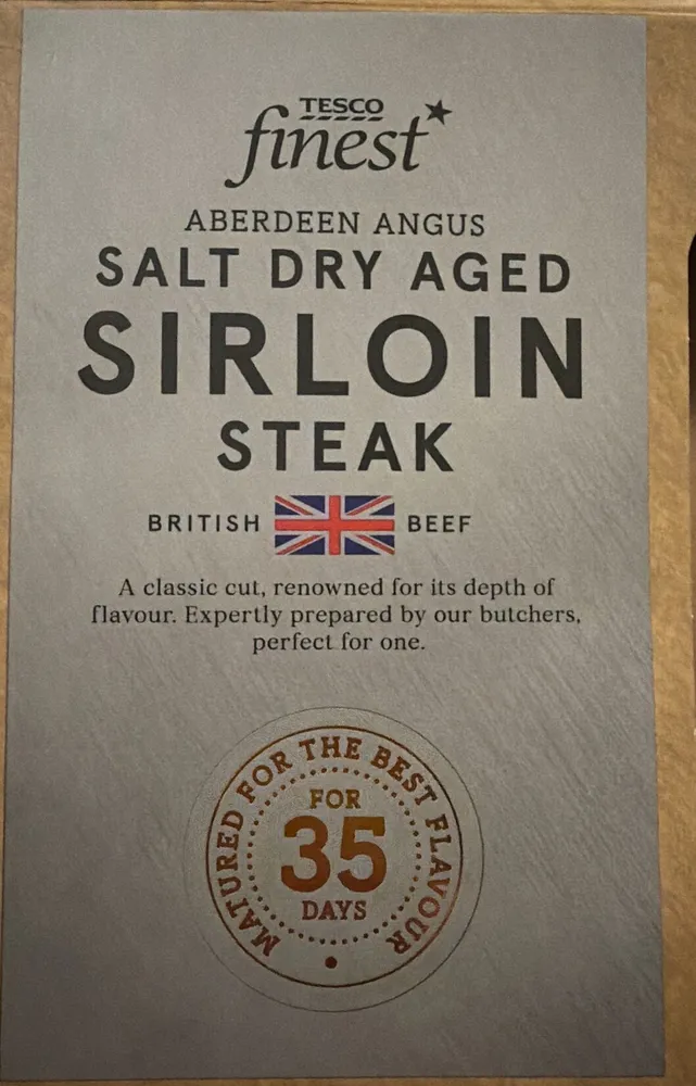Salt Dry Aged Sirloin Steak