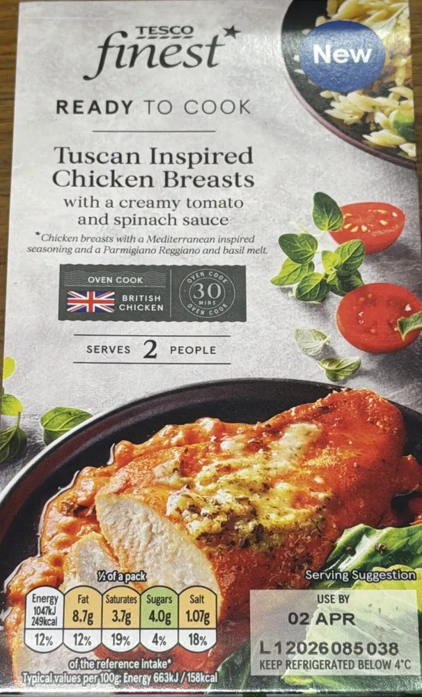 Tuscan Inspired Chicken Breast