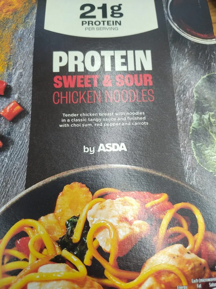 Protein Sweet And Sour Chicken Noodles