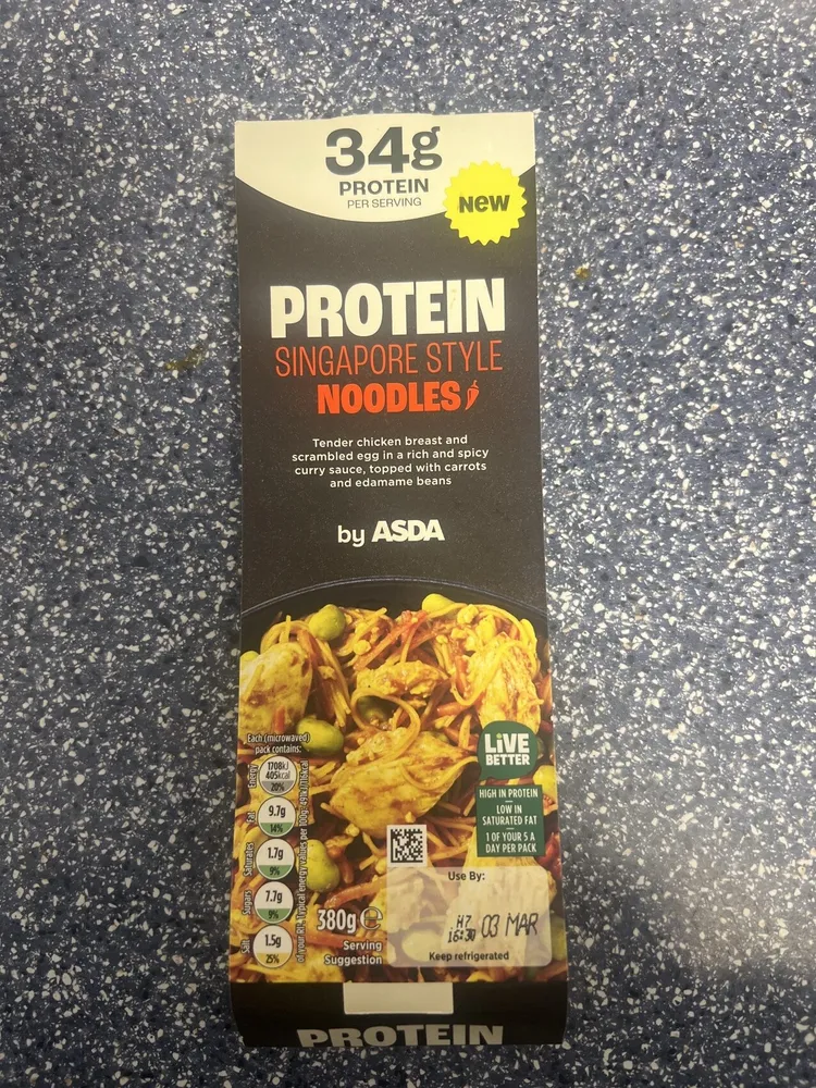 Protein Singapore Style Noodles