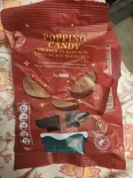contains: POPPING CANDY ORANGE FLAVOURED CHOCOLATE