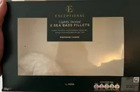 Lightly Dusted Two Seabass Fillets