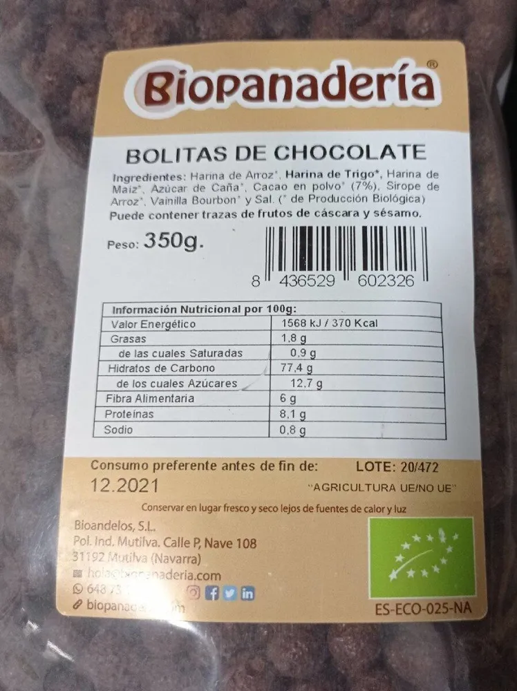 Bolitas de chocolate