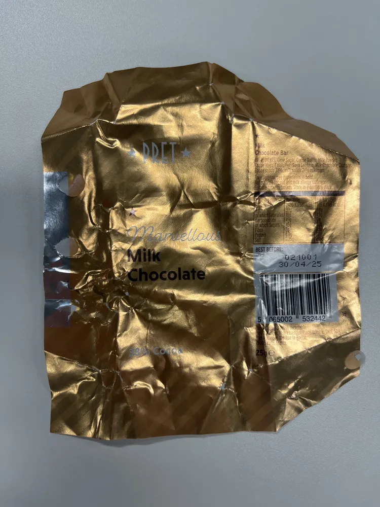 Pret Marvellous Milk Chocolate