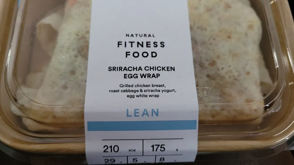 Sriracha Chicken Egg Wrap