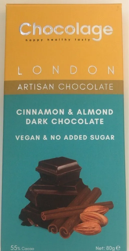 Cinnamon & Almond Dark Chocolate