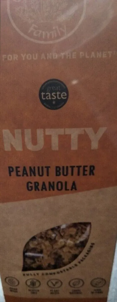 Nutty peanut butter granola