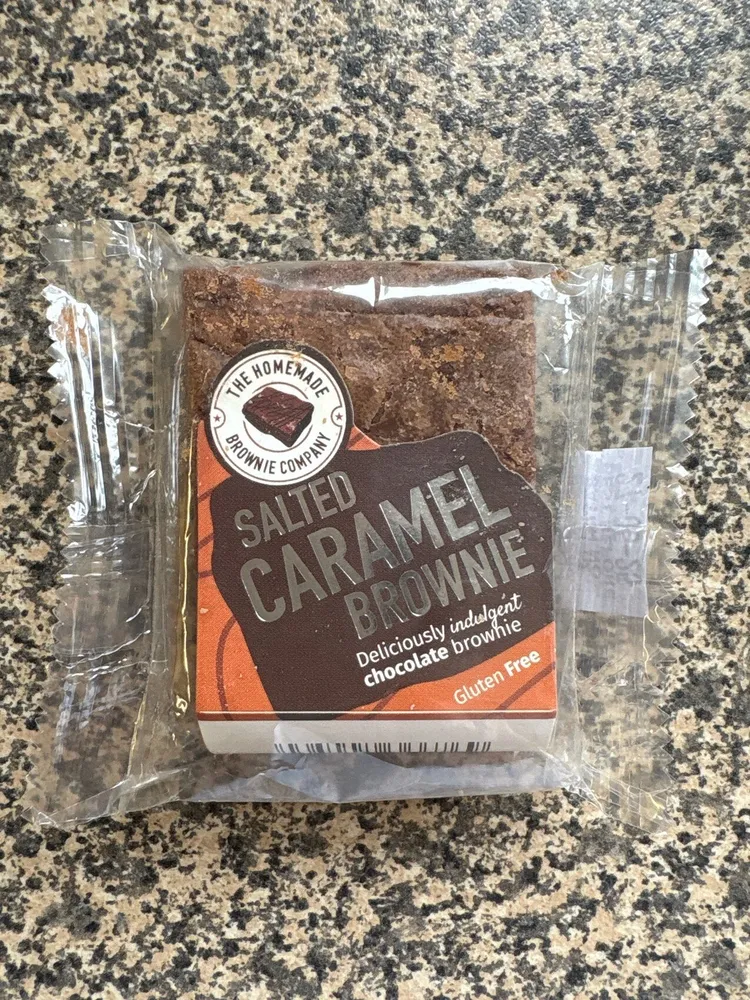 Salted caramel brownie