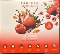 Raw Bar, Cocoa Berry & Almond with Gingko Biloba