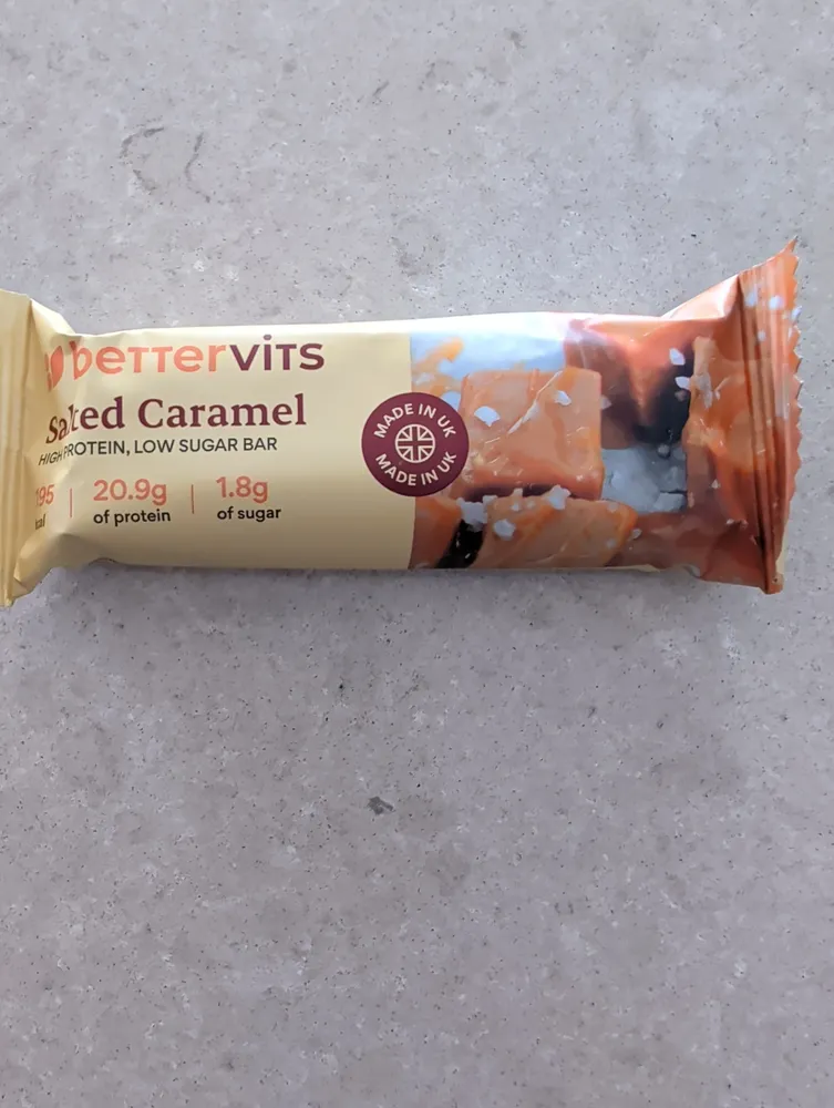 Salted caramel protein bar