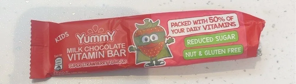 Milk chocolate vitamin bar