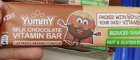 Milk chocolate vitamin bar - captain caramel