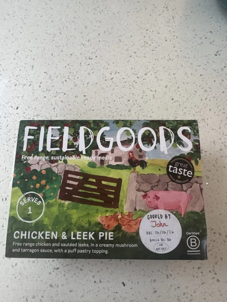 Chicken And Leek Pie