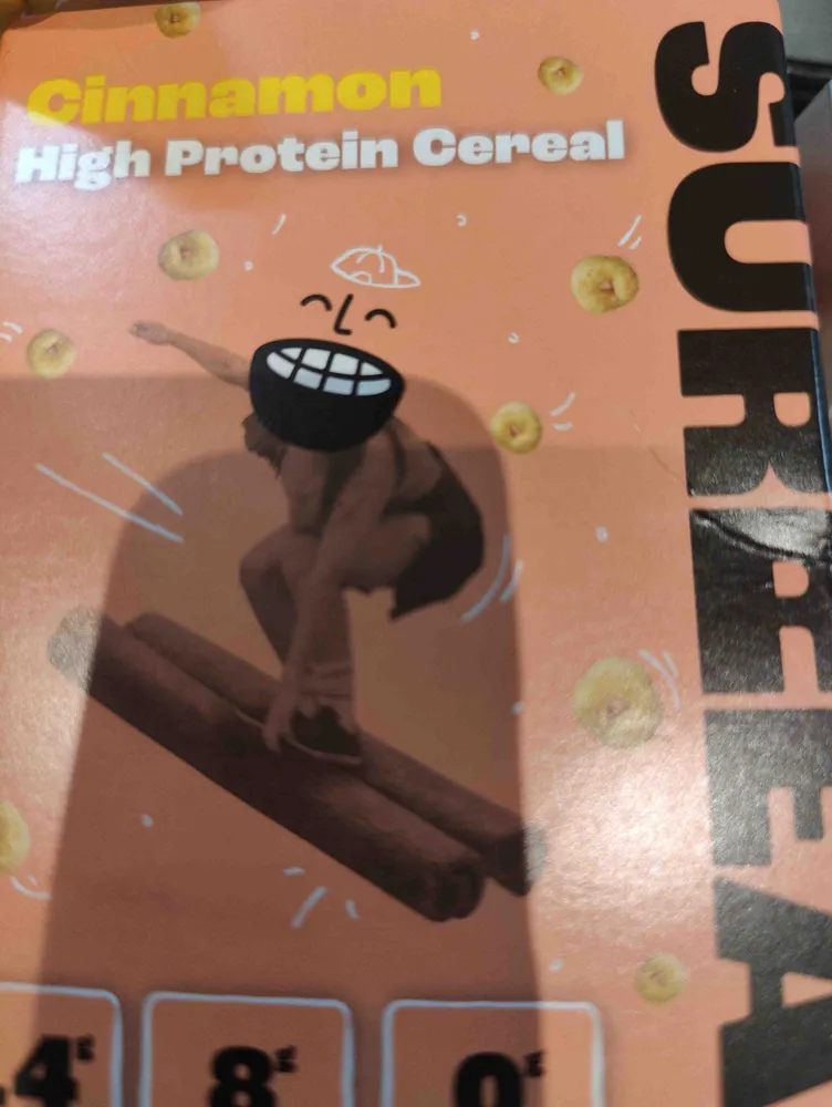 Cinnamon high protein cereal