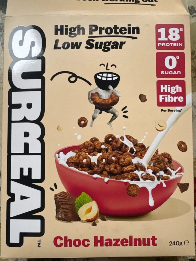Choc Hazelnut Flavour Soya Protein Hoops with Sweeteners