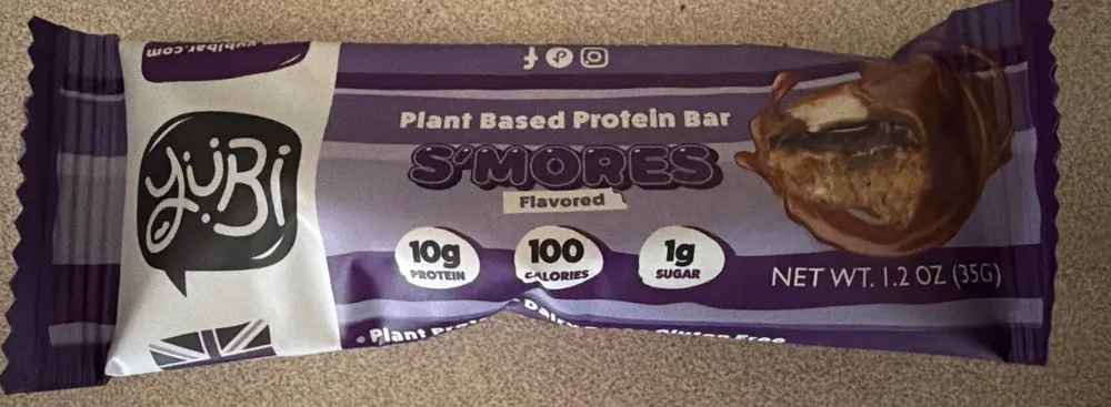 Plant Based Protein Bar S'MORES Flavored