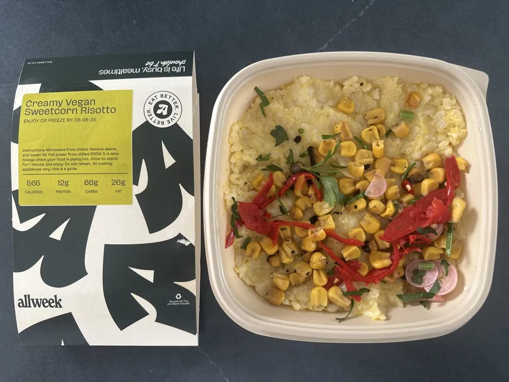 Creamy Vegan Sweetcorn Risotto