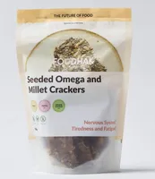 Seeded Omega and Millet Crackers