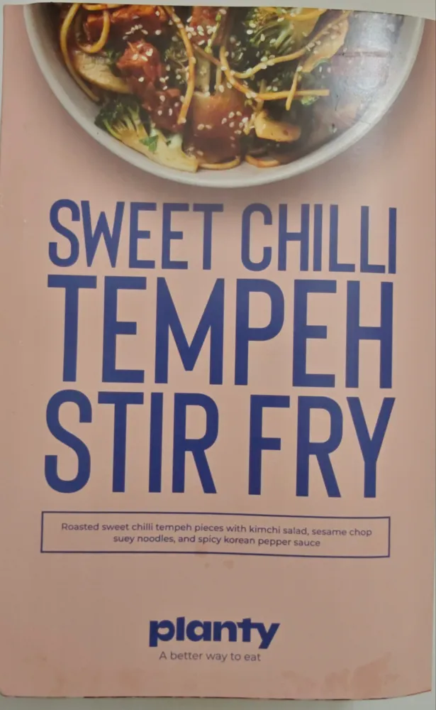 Sweet Chilli Tempeh Stir Fry
