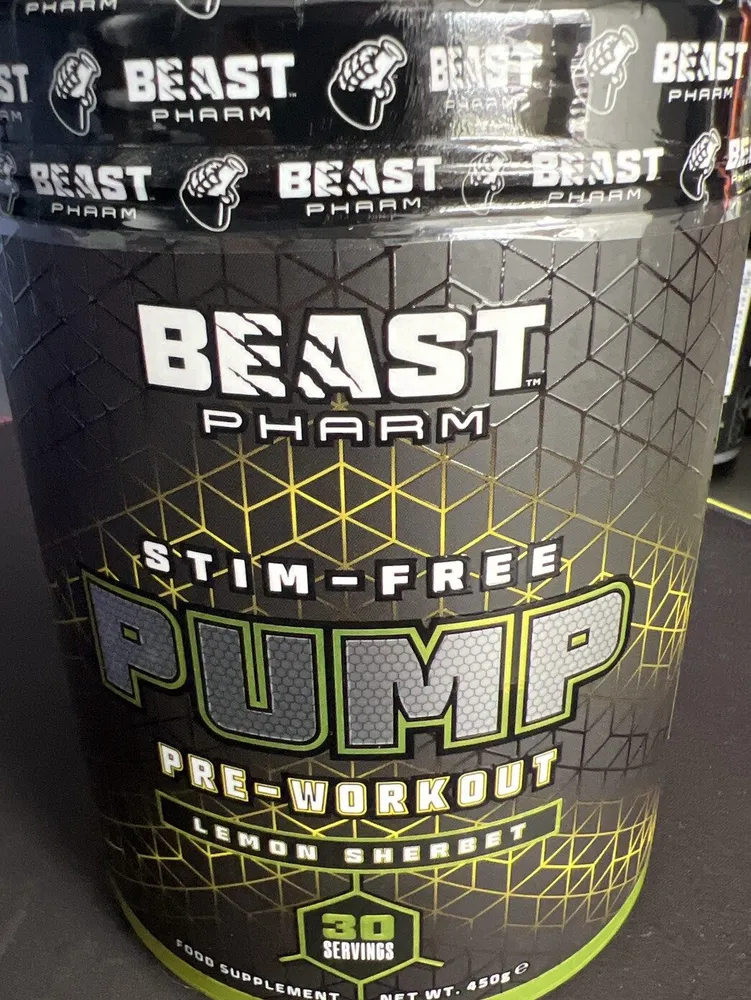 Pump Pre workout Lemon Sherbet