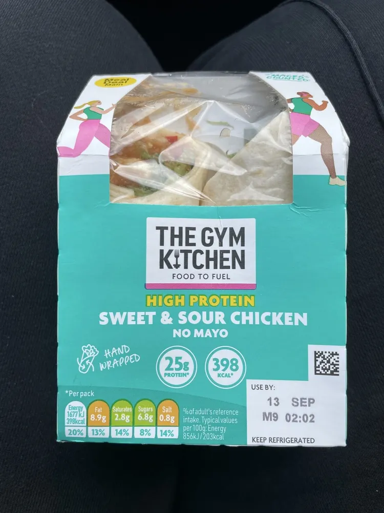 Sweet And Sour Chicken Wrap